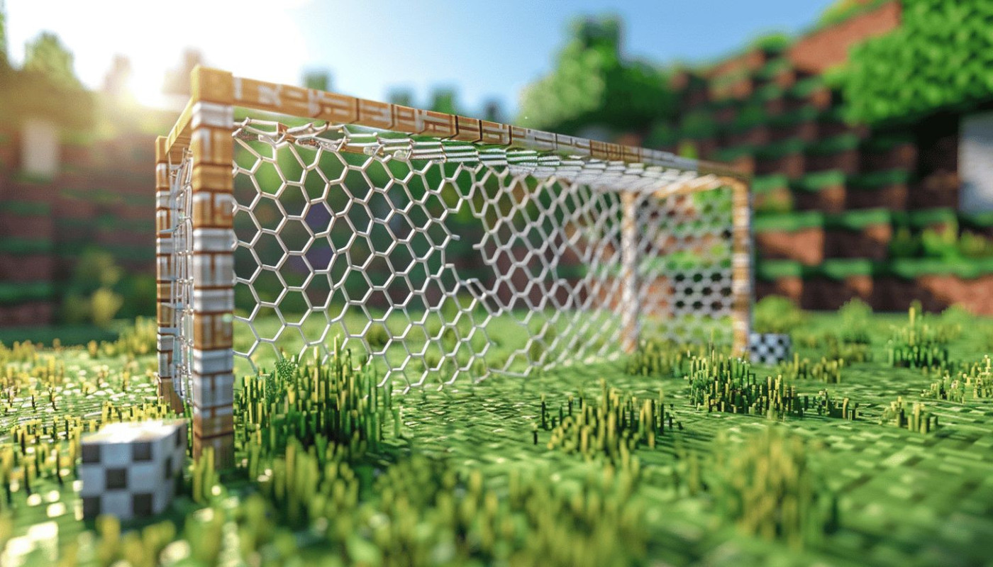 Construire une cage de foot dans Minecraft : guide pratique